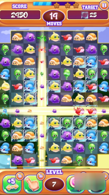 Underwater Jewels Battle(水下珠宝战游戏)