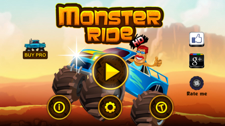 怪兽赛车手游(怪兽赛车的横版闯关) v1.0 安卓版