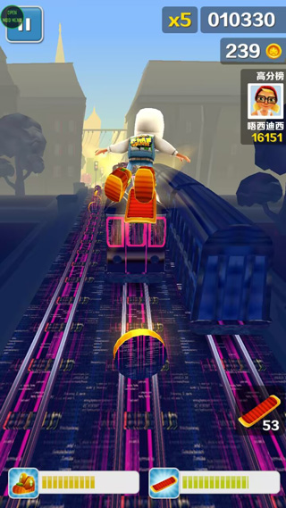 地铁跑酷乱码之城游戏