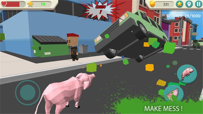 疯狂的猪模拟 v1.01
