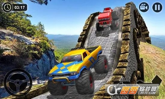 Uphill Offroad Monster Truck Driving Trials 2019(越野怪物卡车驾驶2019)截图0
