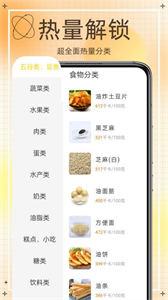 热量减肥食谱截图1