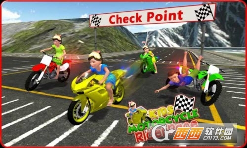 Kids MotorBike Rider Race 3D(孩子们的摩托车竞速中文版) v1.0 安卓版