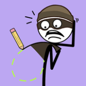 小偷绘画逃脱谜题游戏