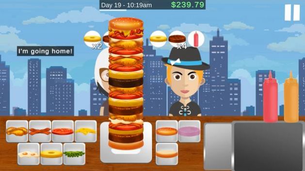 汉堡工艺大亨游戏安卓版(Burger Craft Tycoon)图片1