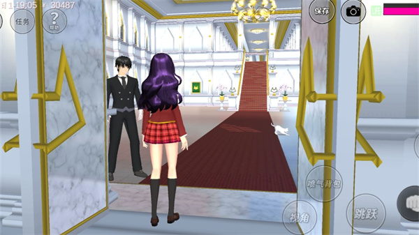 樱花校园模拟器高马尾版