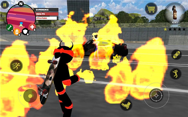 火柴人绳索英雄2023最新版(Stickman Rope Hero) v4.1.7