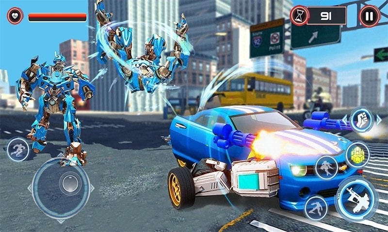 变形机器飞车游戏安卓版最新版  v5.5.4