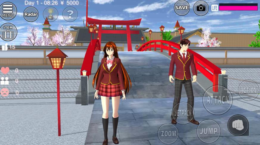 樱花同学模拟器游戏中文最新版  v5.3.3