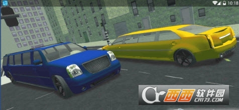 豪华轿车模拟3d