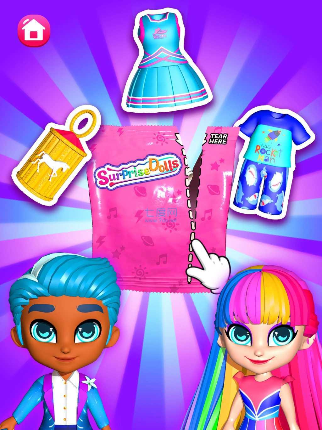 惊喜娃娃盲盒游戏