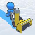 铲雪工人