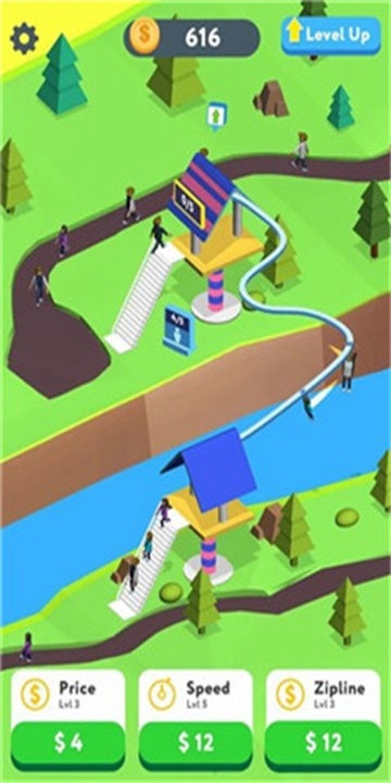 Zipline Idle 3D(滑索放置3D) v0.3