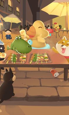 动物夜市抖音小游戏