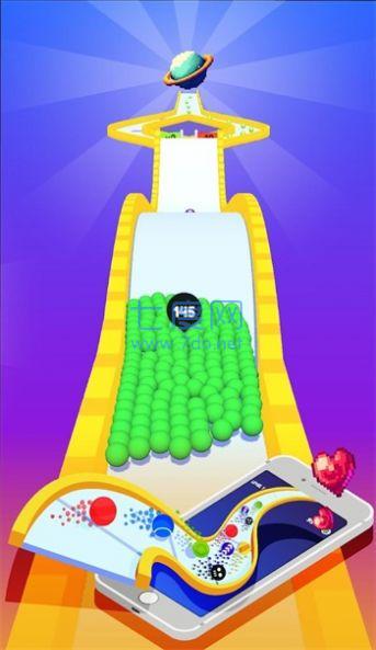 石球滚起来游戏