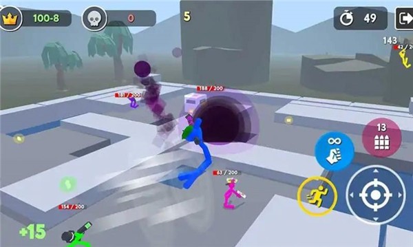 火柴人格斗混战  v0.1