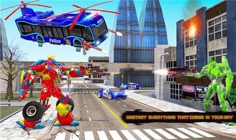 飞行巴士机器人汽车战争  v3.0.1