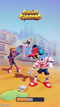 地铁跑酷乱码之城叶烸原创