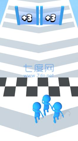 3D堆叠跑酷竞速
