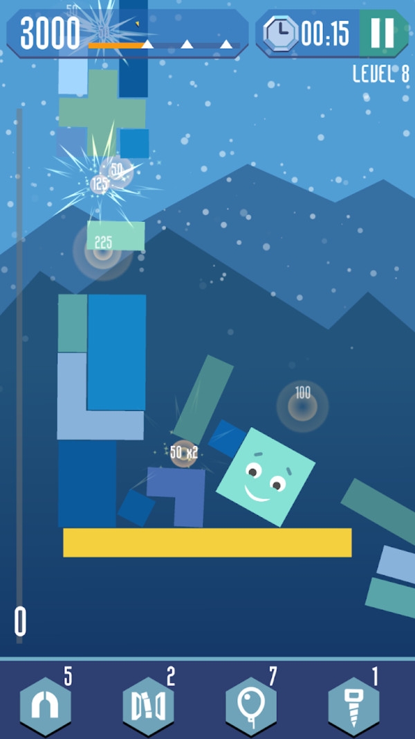 方块向下冲 方块向下冲