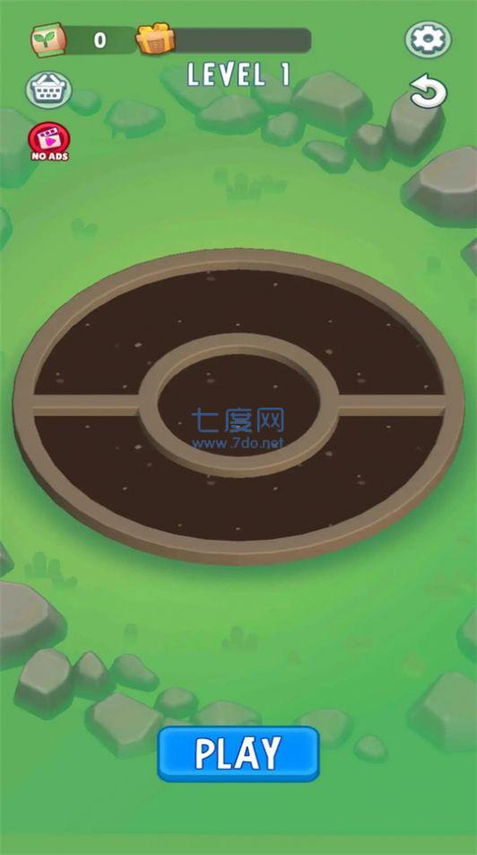 花园填色拼图游戏