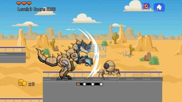 沙漠霸王龙大战