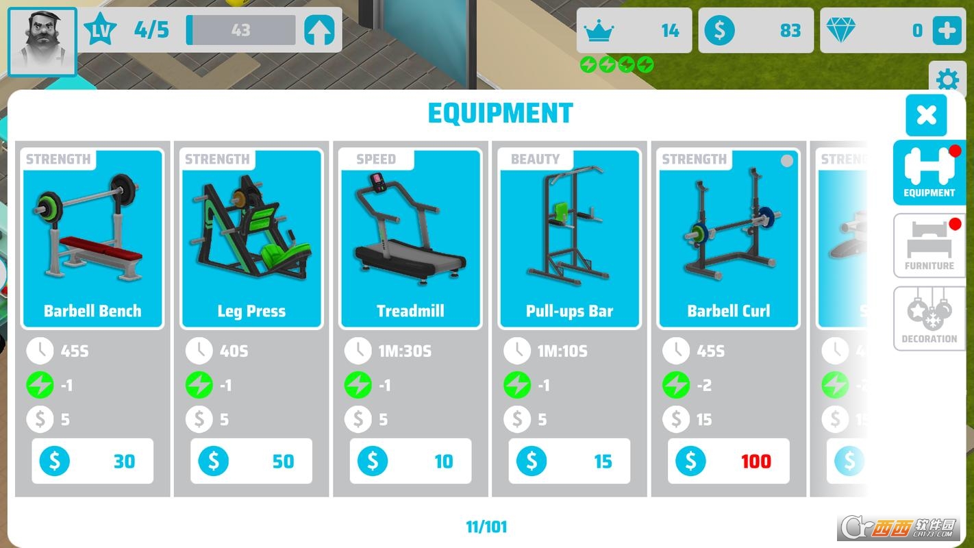 Gym World(健身房世界) v1.1.8b 安卓版