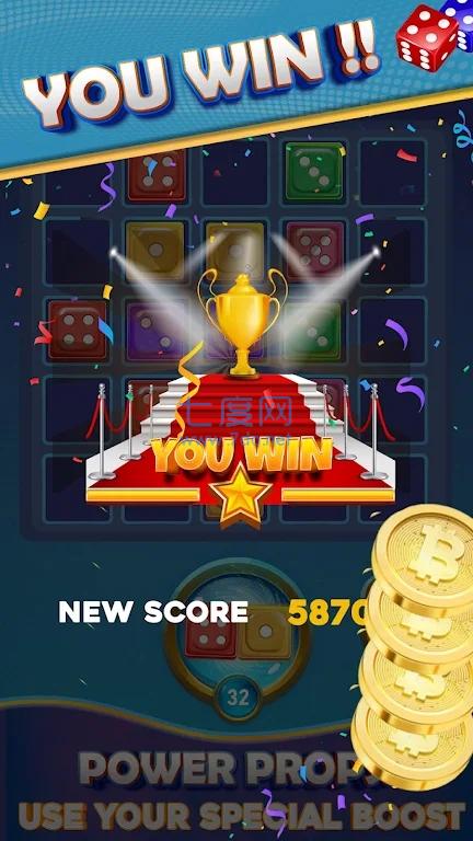 骰子消除大挑战DiceMergeEarn BTC