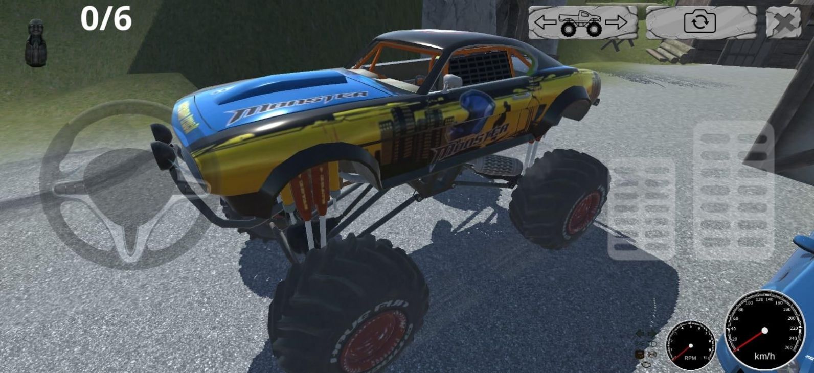 岛上的怪物卡车游戏手机版(Monster Truck On The Island)  v3.0.3
