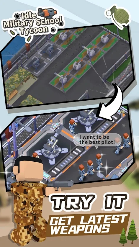空闲的军校大亨游戏中文版图片1