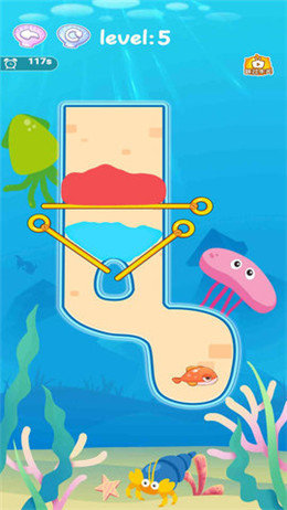 拔钥匙救小鱼 v1.0