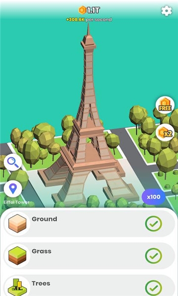 闲置建造世界著名建筑 v1.0.1 安卓版
