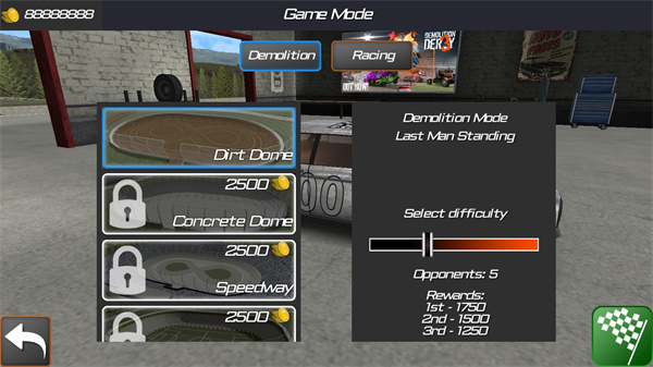 冲撞赛车2无限金币版(Demolition Derby 2) v1.7.02