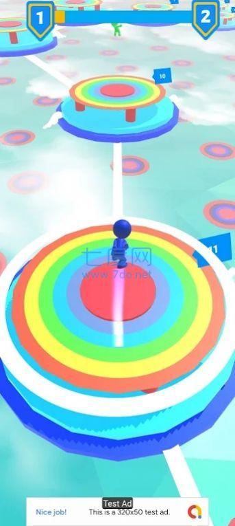 跳跃比赛3d游戏