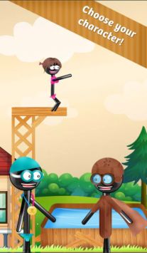 火柴人高台跳水Stickman High Jump Diving