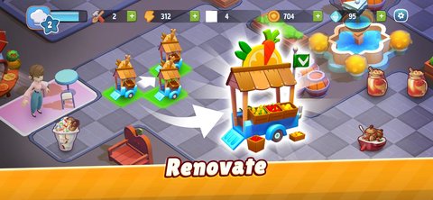 冒险厨师合并和服务 v1.0.0