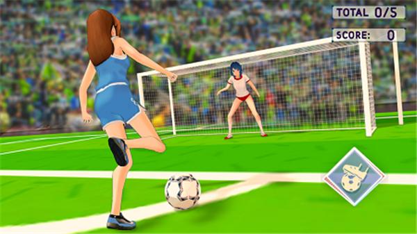 动漫学校夏天运动的天