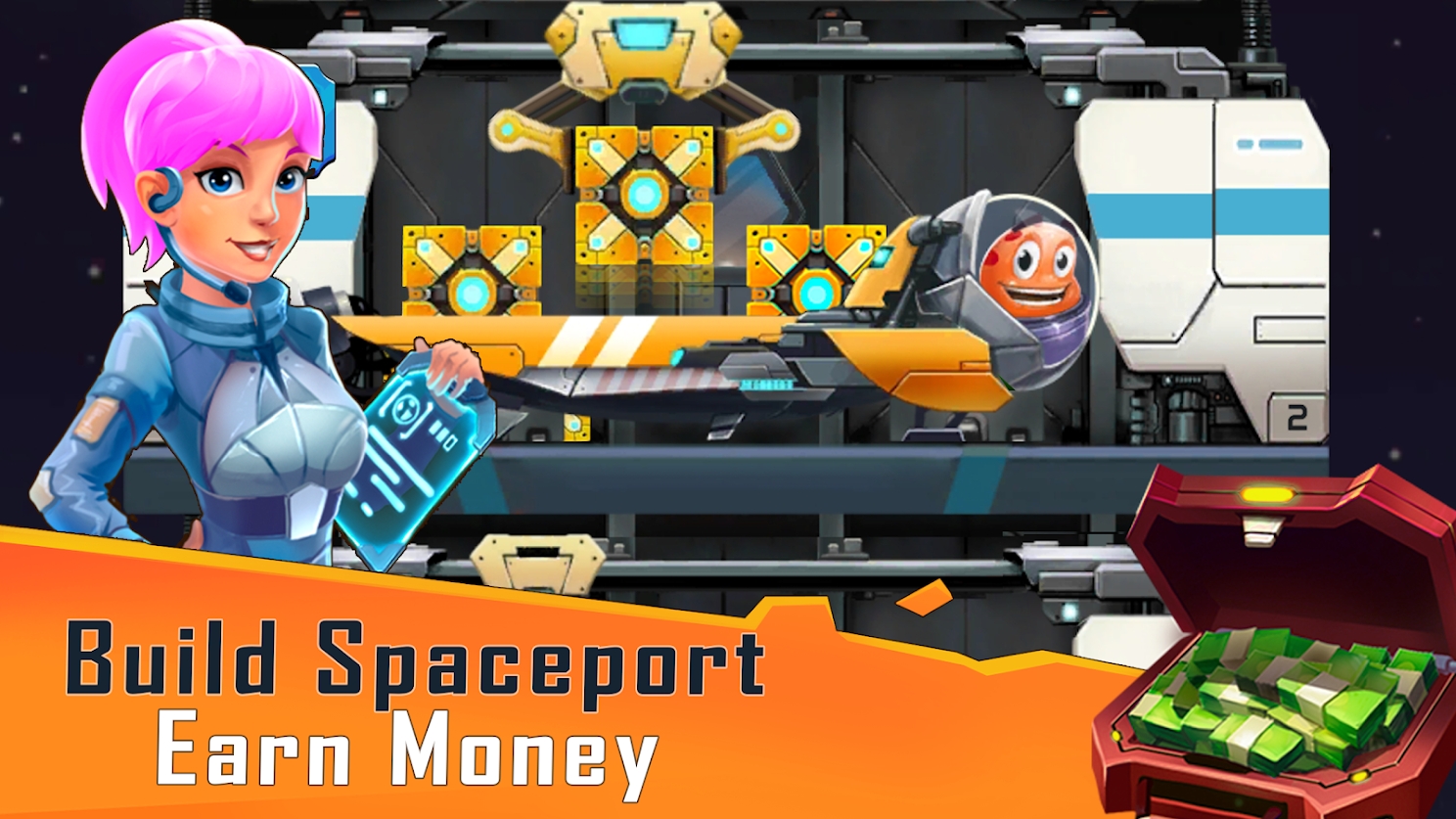太空港空闲大亨游戏中文版(Spaceport Idle Tycoon)  v3.1.1