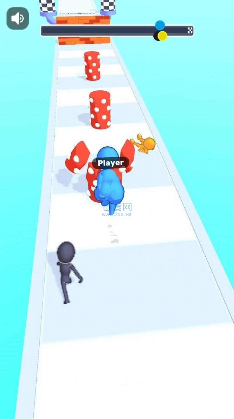 苗条胖子赛跑游戏