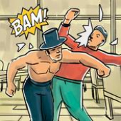 酒吧斗殴布娃娃