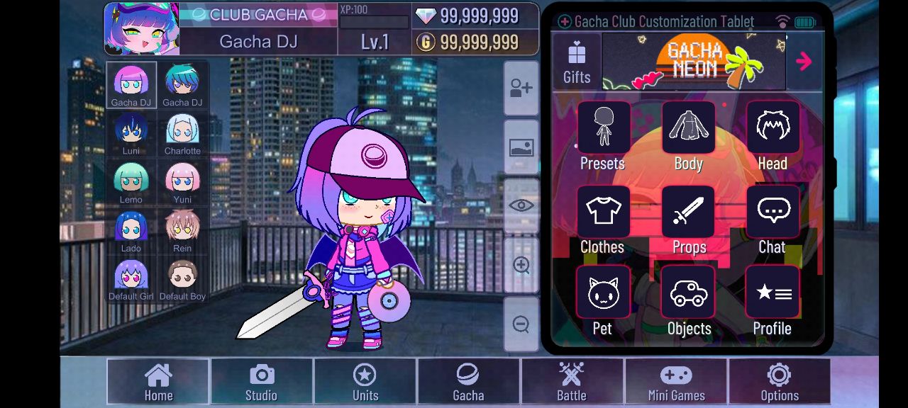 加查霓虹灯无限钻石无限金币