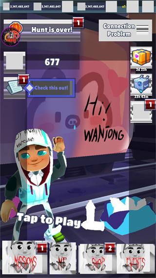 地铁跑酷ww角色滑板全定制版下载