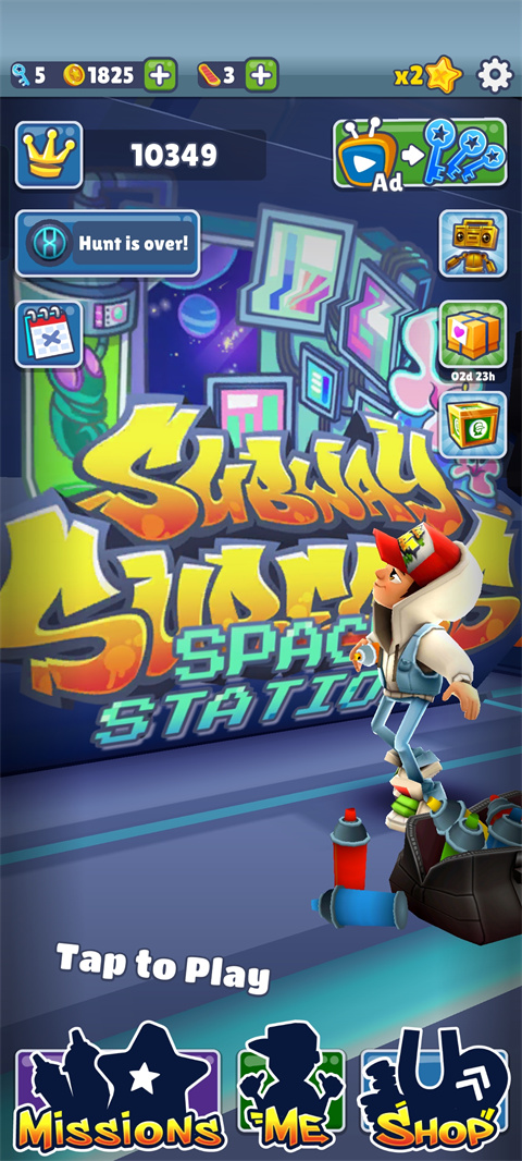 地铁跑酷空间站官方最新版 v2.11.0