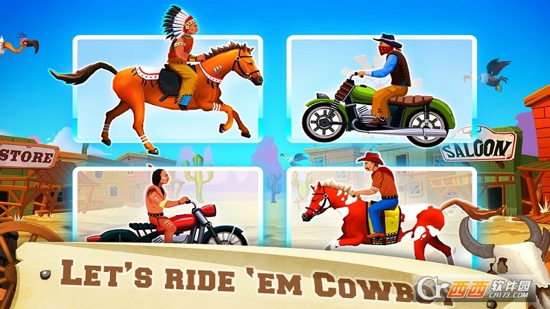Wild West Race(狂野西部比赛) v3.35 无限金币