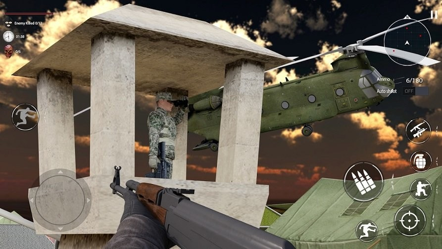 山地狙击手冬季射击安卓版 v1.0