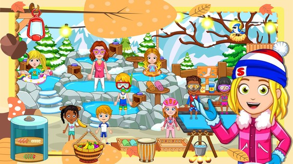 托卡迷你城市滑雪人  v1.0