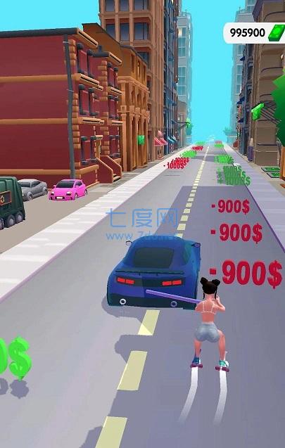 车拉轮滑游戏 v0.3