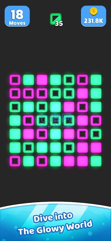 匹配发光图块Light Up