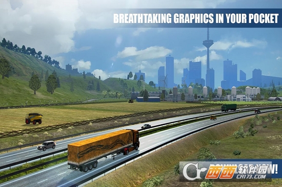 Truck Simulator PRO Europe中文版(欧洲卡车模拟)截图1