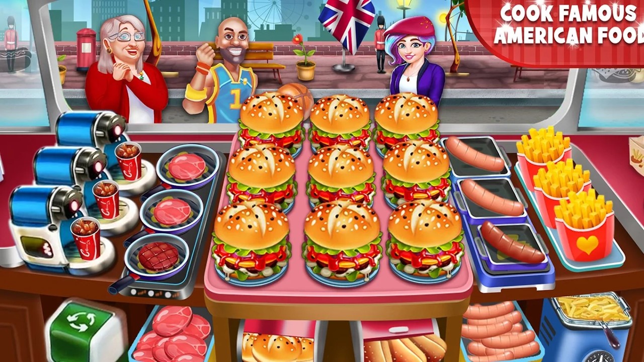 食品卡车帝国游戏中文版（Food Truck Empire Cooking Game）  v4.5.3